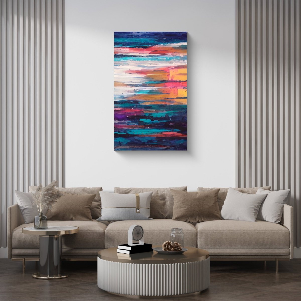 Brushstroke Symphony Abstract - Gallery Twelve