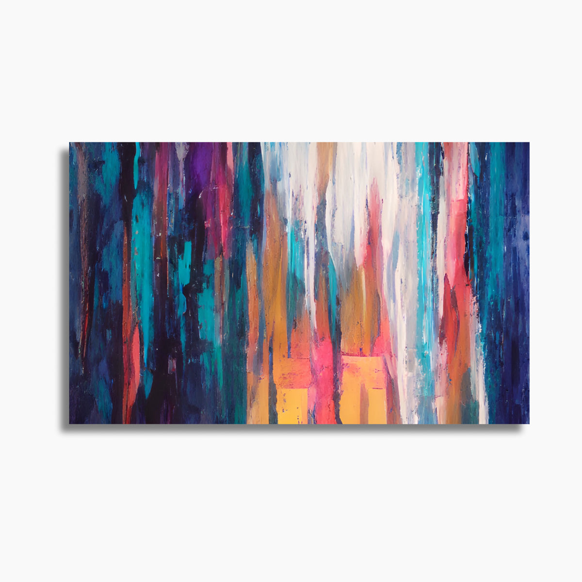 Brushstroke Symphony Abstract