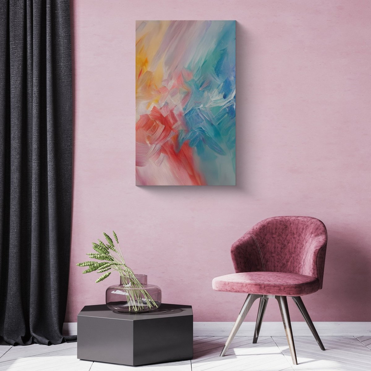 Rainbow Hues Abstract- Gallery Twelve