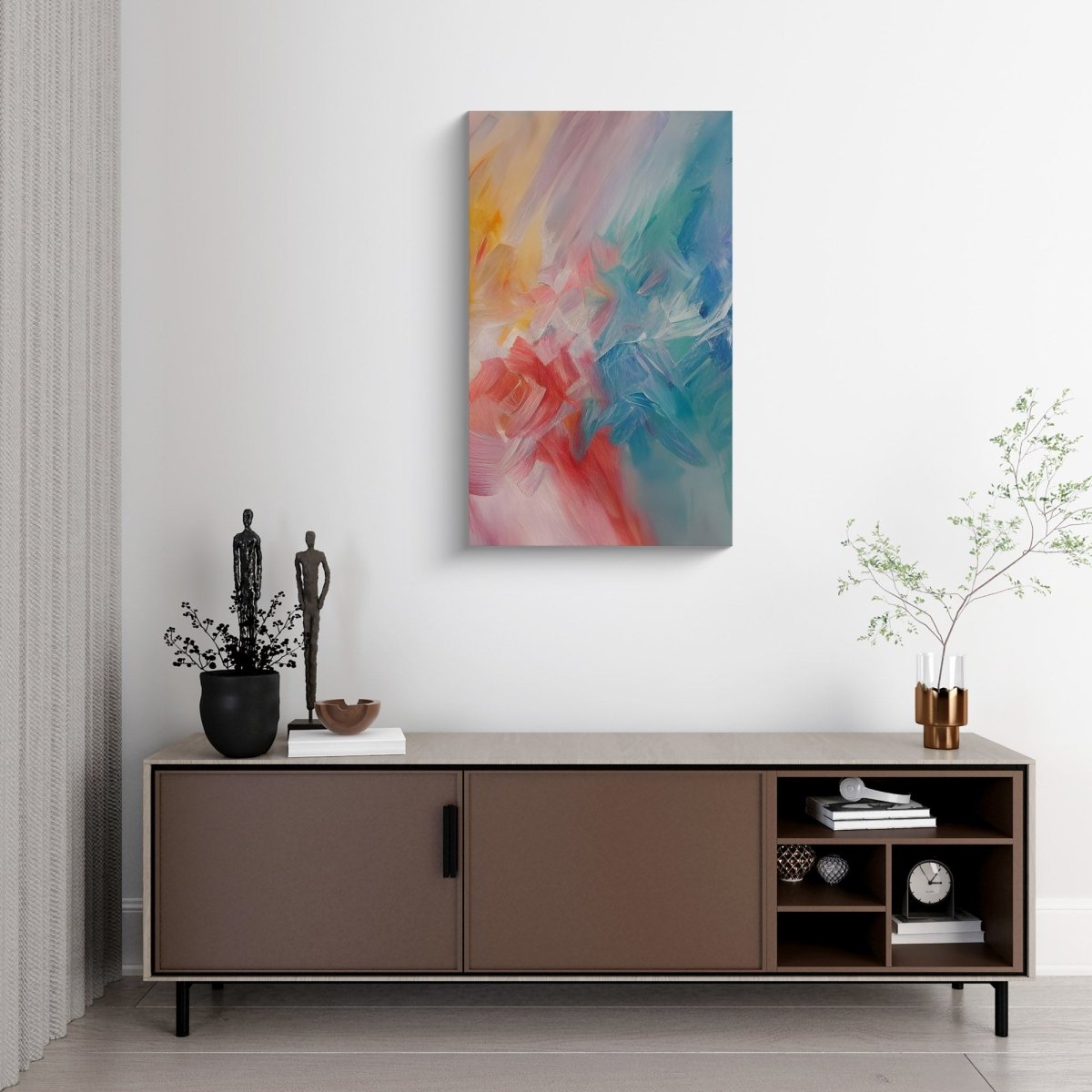 Rainbow Hues Abstract- Gallery Twelve