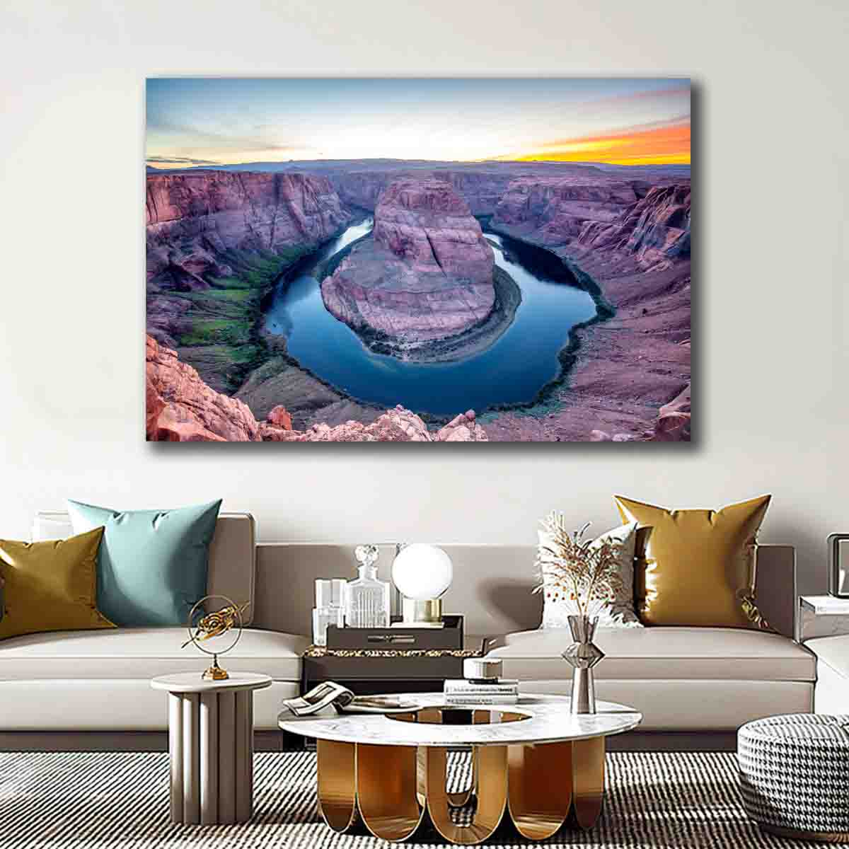 Sunset at Horseshoe Bend - Gallery Twelve